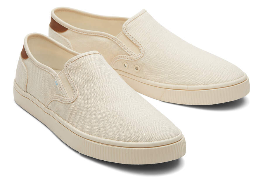 Beige Toms Baja Slip On Australia Sale | AU795-731