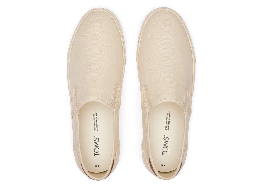 Beige Toms Baja Slip On Australia Sale | AU795-731