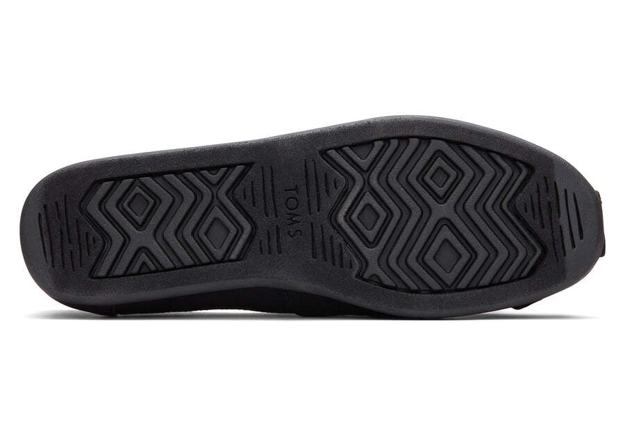 Black / Black Toms Alpargata Synthetic Trim Australia Sale | AU913-692