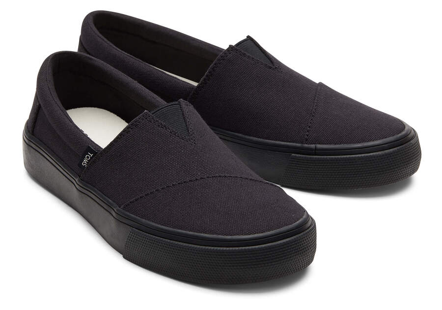 Black / Black Toms Fenix Australia Sale | AU045-101