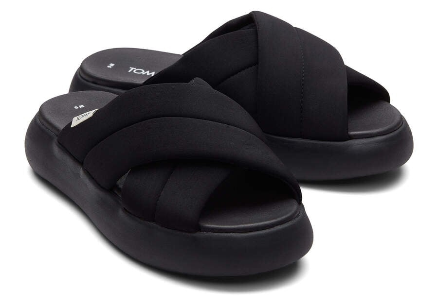 Black / Black Toms Mallow Crossover Australia Sale | AU102-908