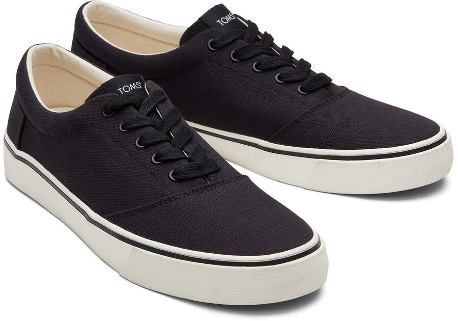 Black Canvas Toms Fenix Australia Sale | AU225-161