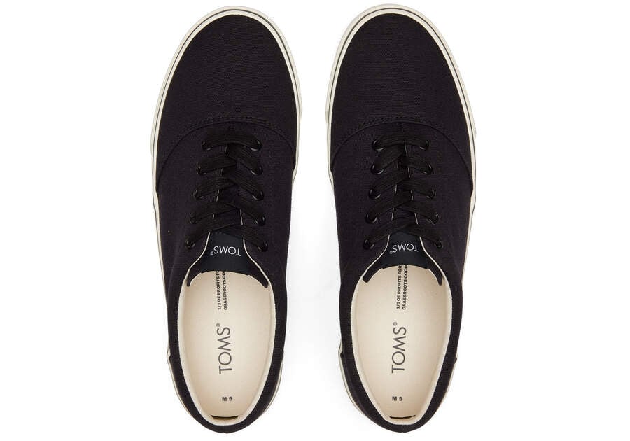 Black Canvas Toms Fenix Australia Sale | AU225-161