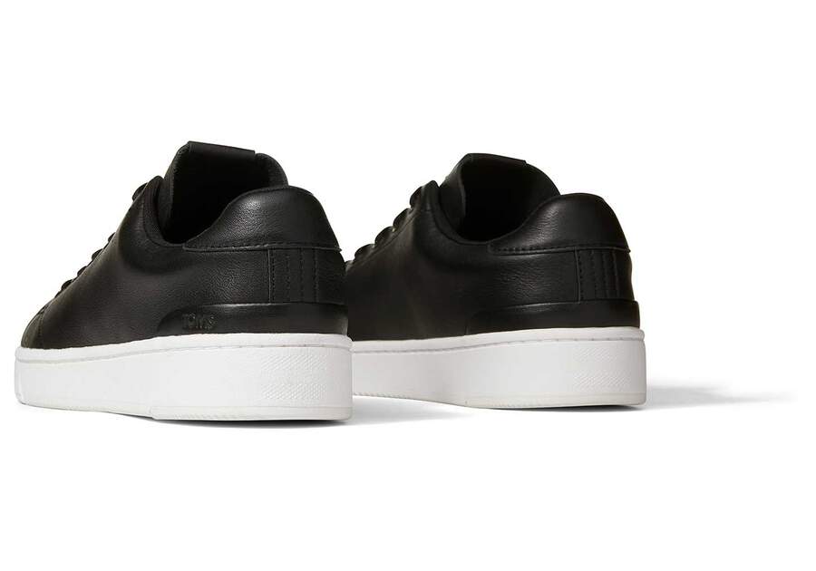 Black Leather Toms TRVL LITE Sneaker Australia Sale | AU004-926