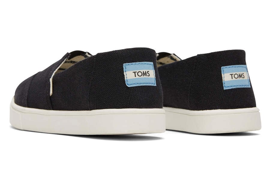 Black Toms Alpargata Cupsole Slip On Australia Sale | AU709-387