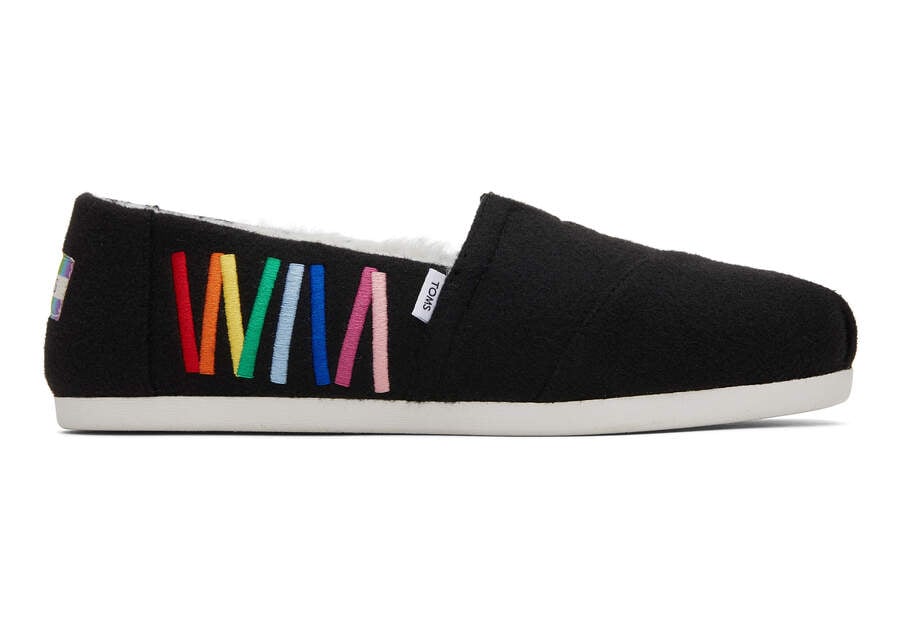 Black Toms Alpargata Unity Rainbow Australia Sale | AU087-820