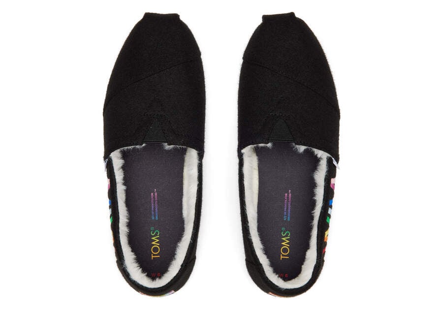 Black Toms Alpargata Unity Rainbow Australia Sale | AU087-820