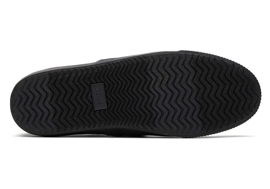 Black Toms Baja Slip On Australia Sale | AU426-879