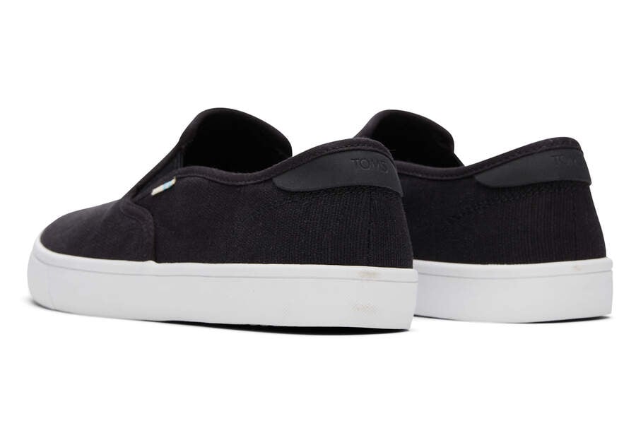 Black Toms Baja Slip On Australia Sale | AU862-885