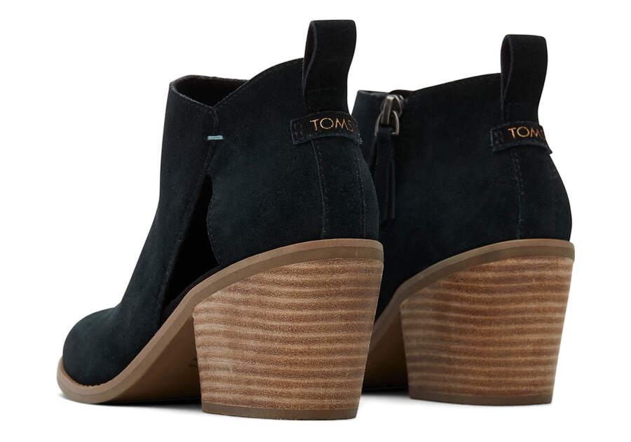 Black Toms Lea Bootie Booties Australia Sale | AU972-814