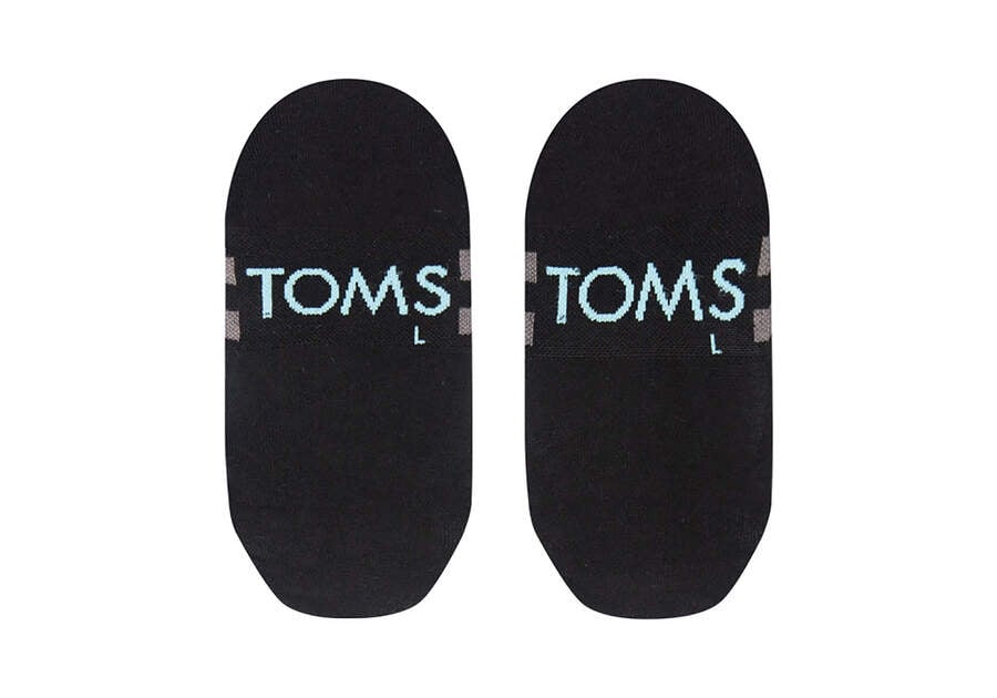 Black Toms Ultimate No Show Socks Black Socks Australia Sale | AU868-674