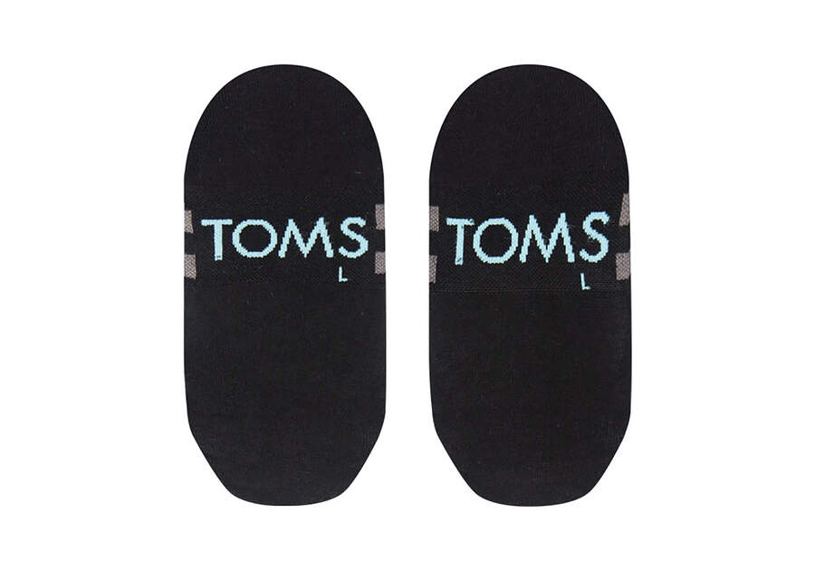 Black Toms Ultimate No Show Socks Black Socks Australia Sale | AU875-539