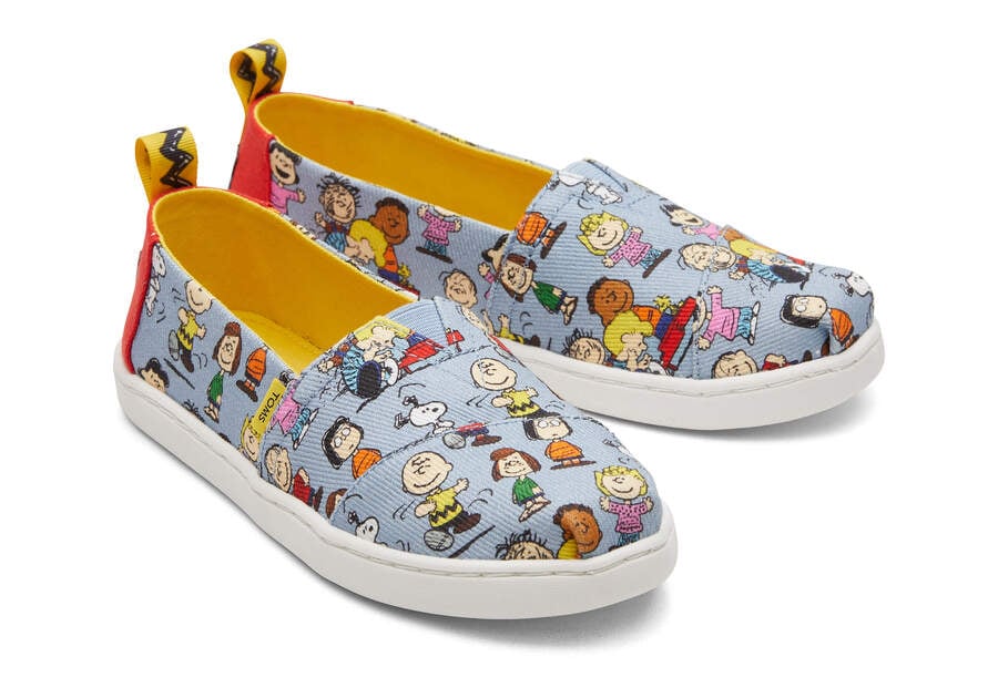 Blue Print Toms X Peanuts® Youth Alpargata Australia Sale | AU415-715