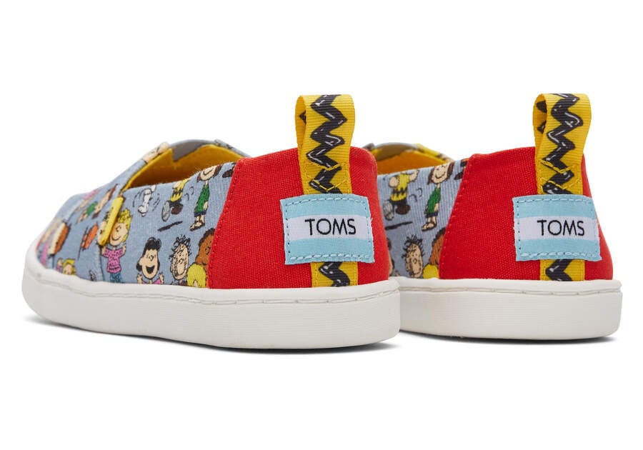 Blue Print Toms X Peanuts® Youth Alpargata Australia Sale | AU415-715