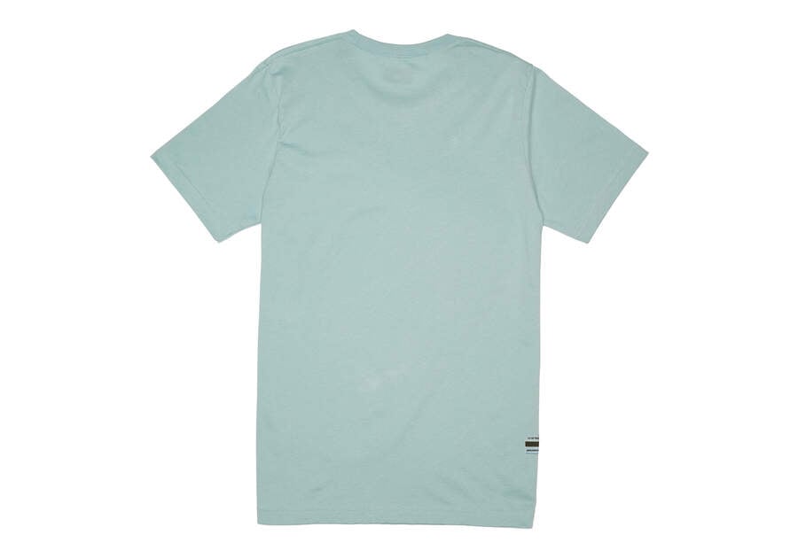 Blue Toms Logo Crew Tee T Shirts Australia Sale | AU841-746