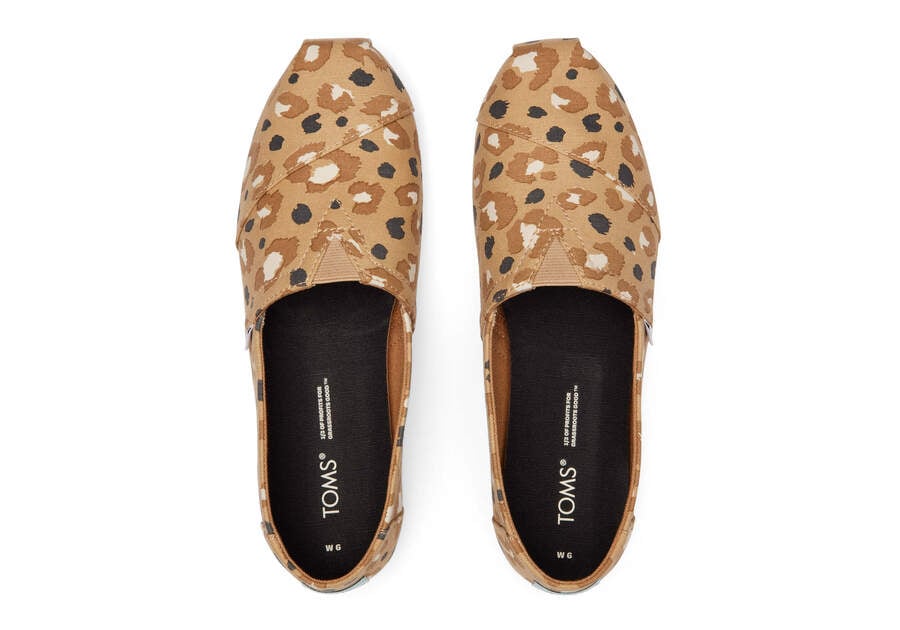 Brown Leopard Toms Alpargata Leopard Australia Sale | AU987-297