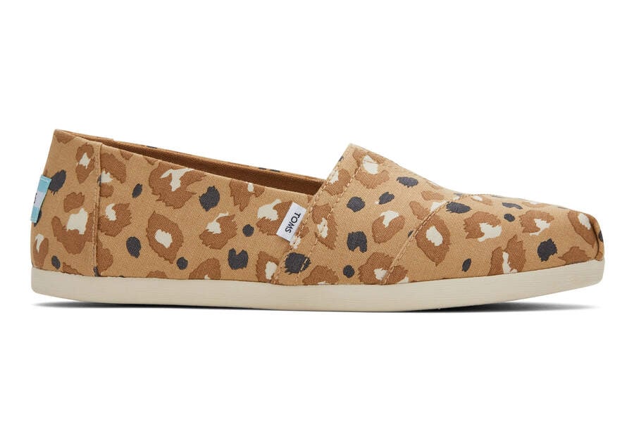 Brown Leopard Toms Alpargata Leopard Australia Sale | AU987-297