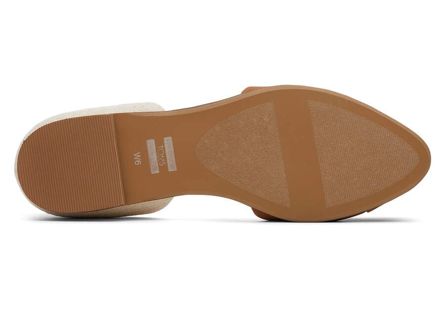 Brown Sugar Toms Jutti D'Orsay Flat Flat Shoes Australia Sale | AU798-295