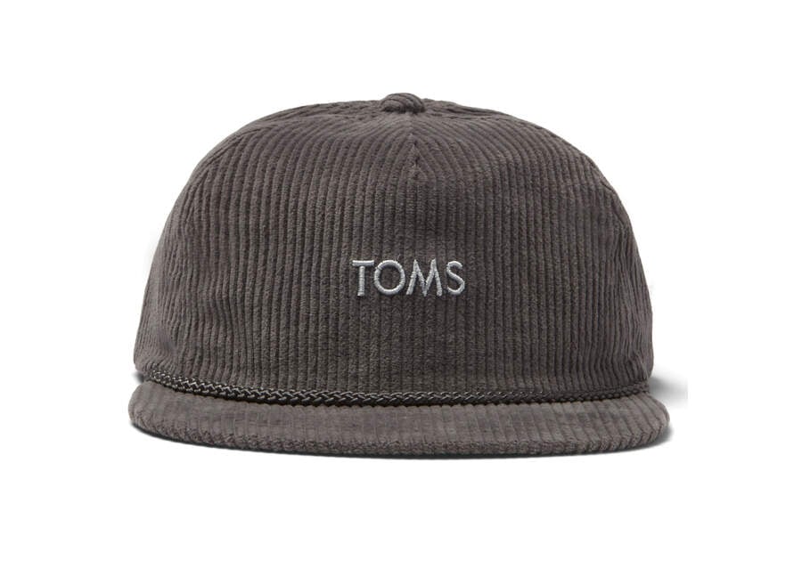 Charcoal Toms Corduroy Hat Australia Sale | AU391-662