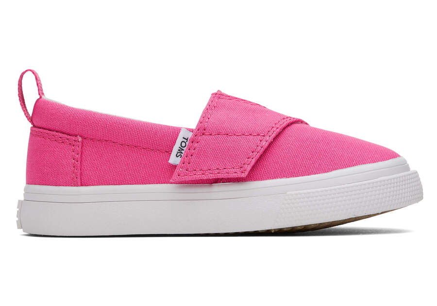 Dark Pink Toms Tiny Fenix Slip-On Canvas Australia Sale | AU940-245