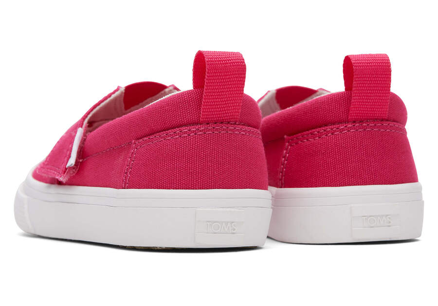 Dark Pink Toms Tiny Fenix Slip-On Canvas Australia Sale | AU940-245