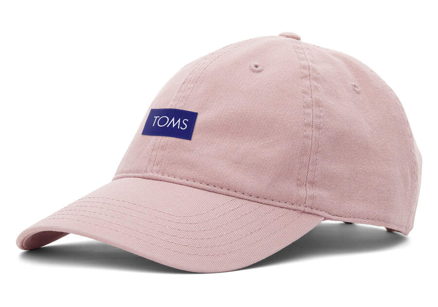 Dusty Rose Toms Logo Dad Hat Australia Sale | AU721-149