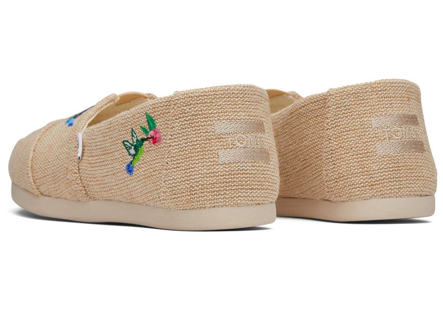 Embroidered Hummingbirds Toms Alpargata Hummingbirds Australia Sale | AU073-368