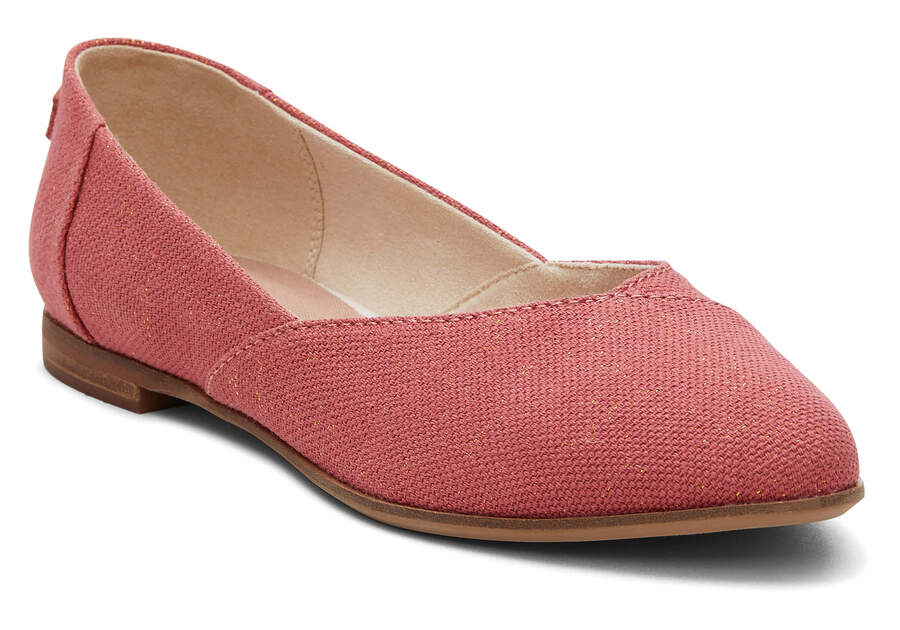 Faded Rose Toms Jutti Neat Flat Flat Shoes Australia Sale | AU223-788