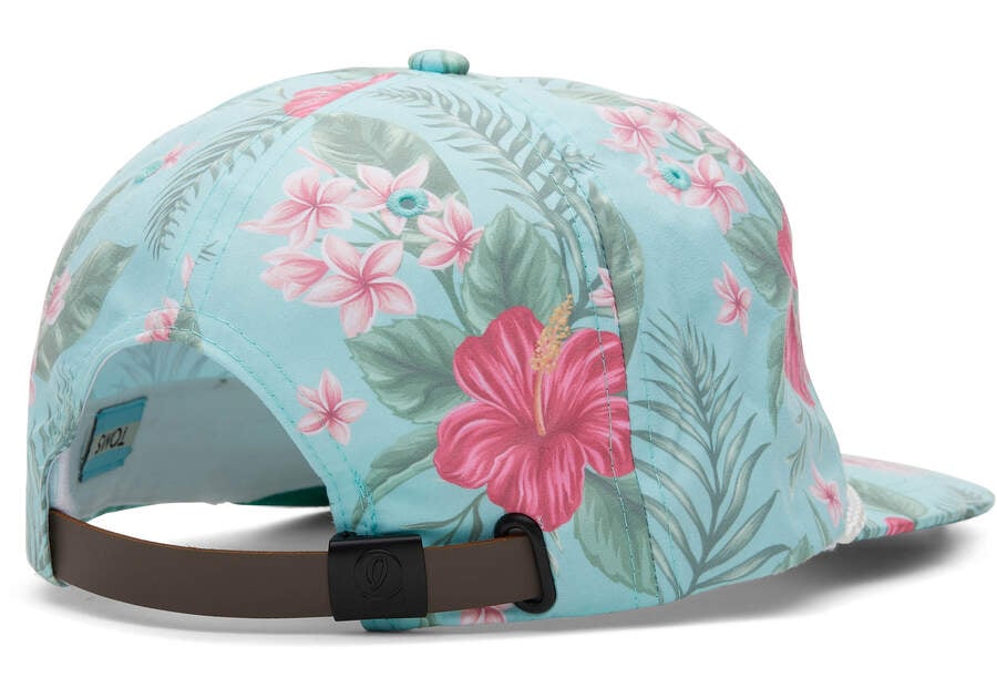 Floral Toms Cotton Canvas Hat Australia Sale | AU041-133