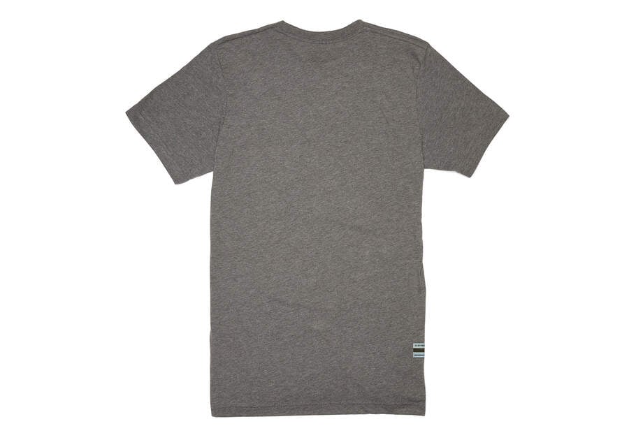 Grey Toms Give Tee T Shirts Australia Sale | AU458-684