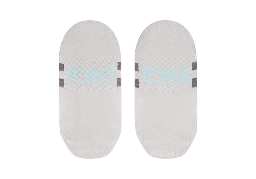 Grey Toms Ultimate No Show Socks Grey Socks Australia Sale | AU658-557