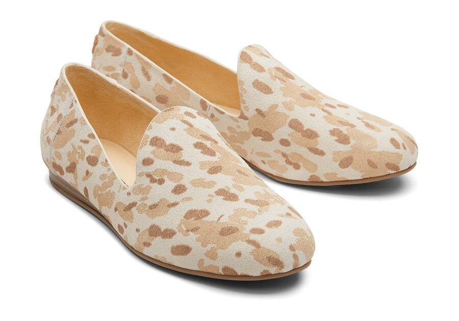 Honey Beige Toms Darcy Flat Flat Shoes Australia Sale | AU920-785