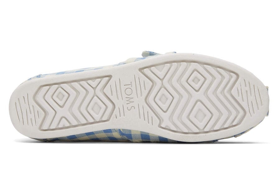 Island Blue Gingham Toms Alpargata Gingham Australia Sale | AU322-252