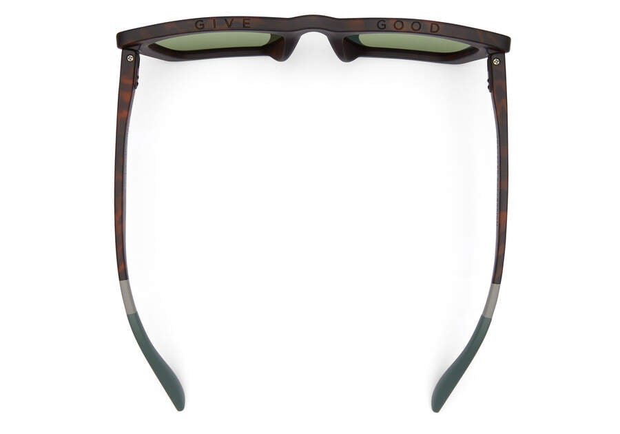 Matte Blonde Tortoise- Bottle Green Toms Sahara Australia Sale | AU455-139