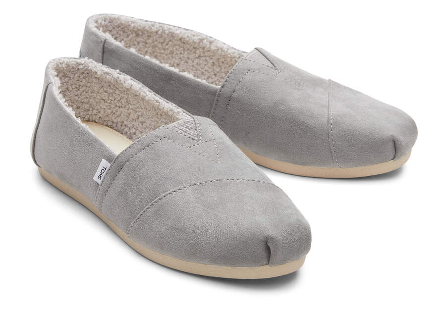 Microfiber Grey Toms Alpargata REPREVE® Australia Sale | AU327-234