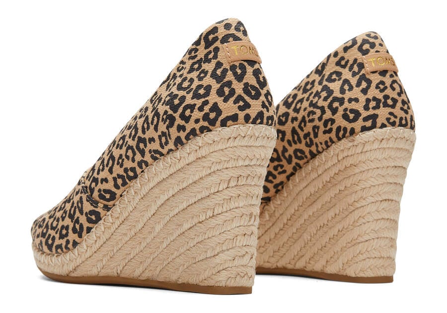 Mini Leopard Toms Michelle Wedge Heel Heels Australia Sale | AU313-296