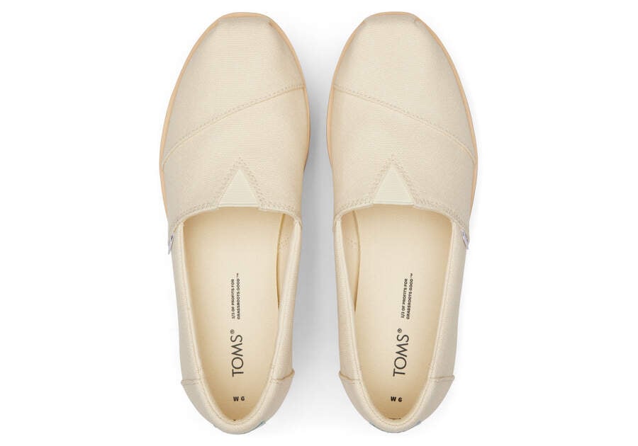 Natural Canvas Toms Alpargata Platform Espadrille Platform Shoes Australia Sale | AU078-125