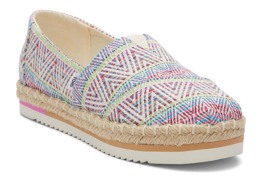 Natural Diamond Global Woven Toms Alpargata Rope Platform Australia Sale | AU924-032