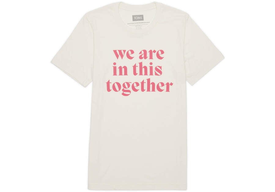 Natural Multi Toms We Are In This Together Tee T Shirts Australia Sale | AU210-091