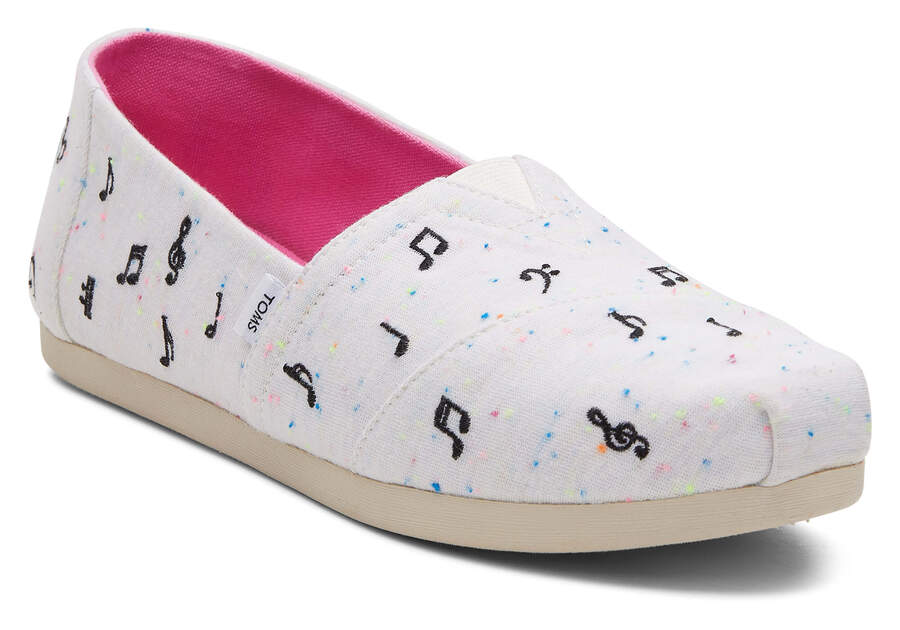 Natural Music Notes Toms Alpargata Music Notes Australia Sale | AU750-972