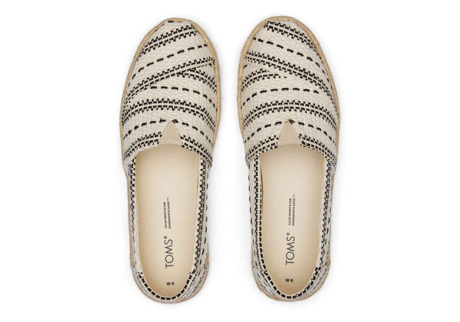 Natural Toms Alpargata Chunky Global Woven Rope Espadrille Australia Sale | AU811-495