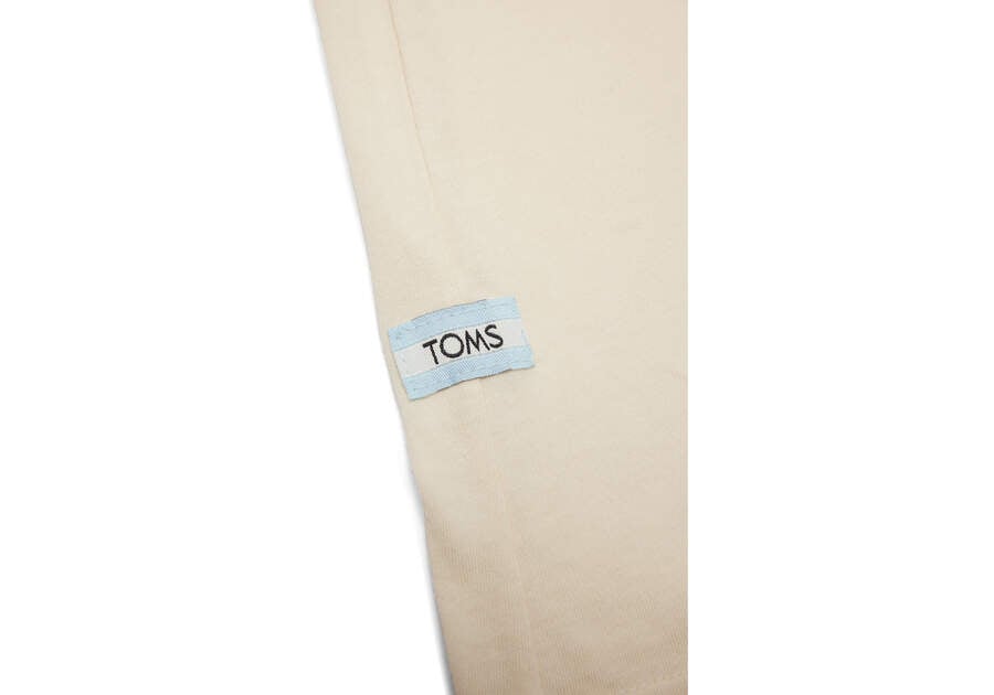 Natural Toms Icon Long Sleeve Tee T Shirts Australia Sale | AU598-552