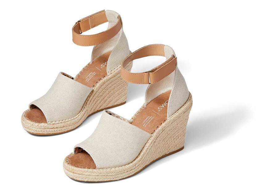 Natural Toms Marisol Wedge Heel Heels Australia Sale | AU640-429