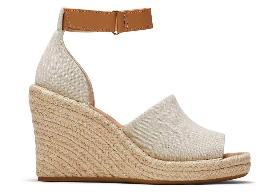 Natural Toms Marisol Wedge Heel Heels Australia Sale | AU640-429