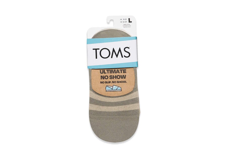 Nautral Multi Toms Ultimate No Show Socks Mixed Neutral 3 Pack Socks Australia Sale | AU934-116