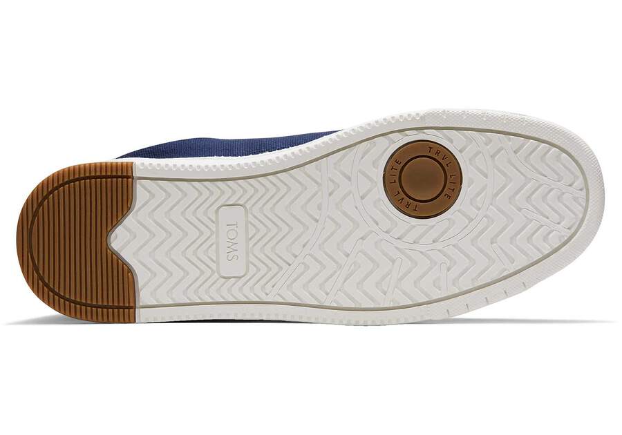 Navy Blue Canvas Toms TRVL LITE Sneaker Australia Sale | AU148-406