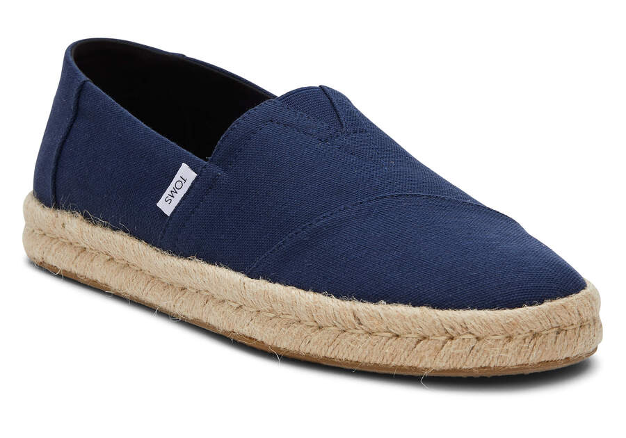 Navy Toms Alpargata Rope 2.0 Australia Sale | AU561-836