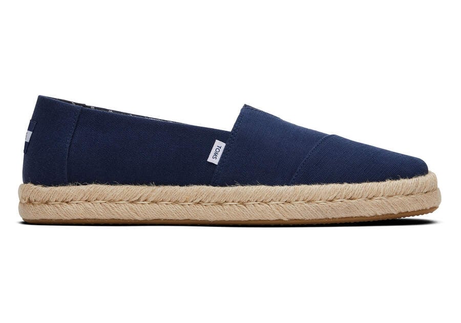 Navy Toms Alpargata Rope 2.0 Australia Sale | AU561-836