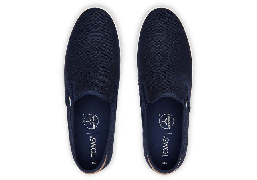 Navy Toms Baja Slip On Australia Sale | AU166-801