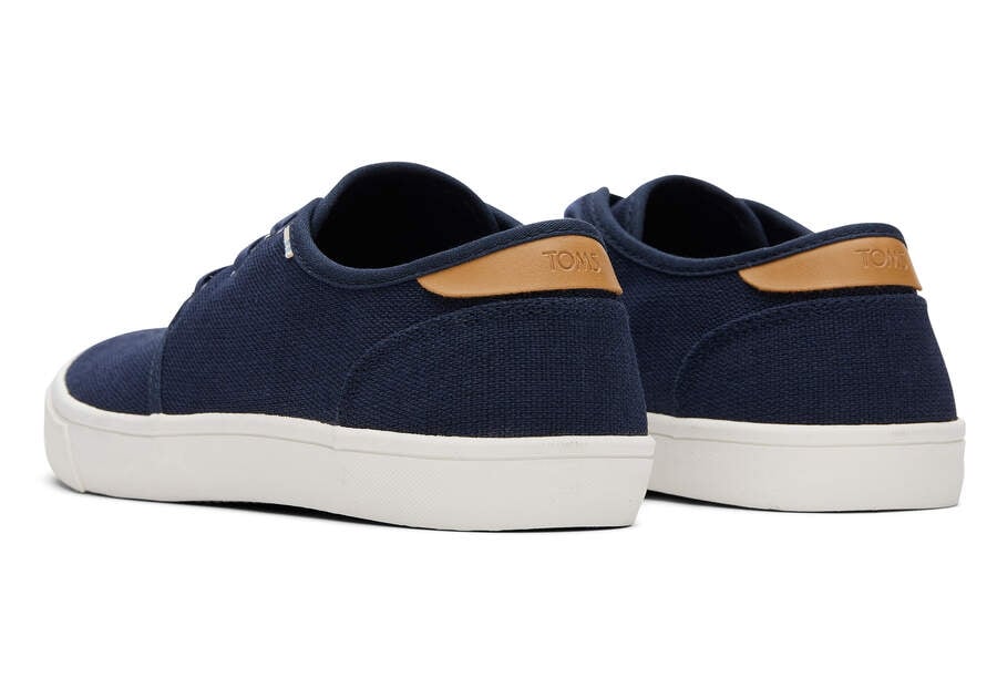 Navy Toms Carlo Sneaker Australia Sale | AU552-826